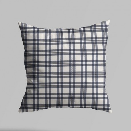 Tissu Escoces Carreaux Bleu Marine