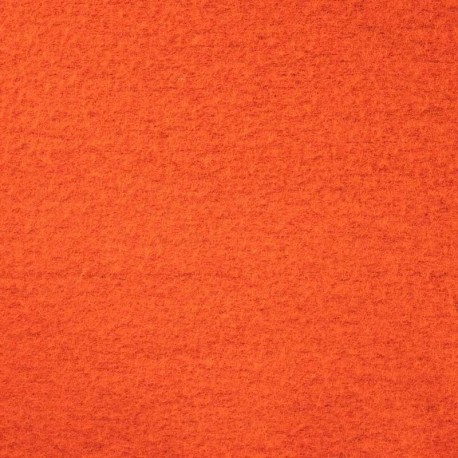 Tissu Laine Bouillie Orange 