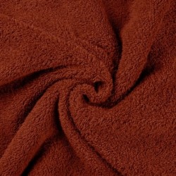 Tissu Eponge Uni Terracotta 