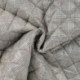 Tissu Matelassé Imprimé Prince de Galles Gris