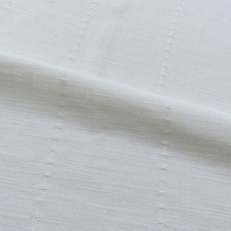 Tissu Emmy Etamine Lourde Blanc