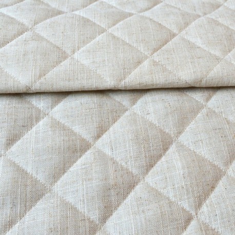 Tissu Quilty Matelasse Lin Grande Largeur