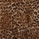 Tissu Panne de Velours Matelassé Imprimé Leopard