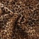 Tissu Panne de Velours Matelassé Imprimé Leopard
