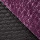 Tissu Velours Matelassé Uni Violet 