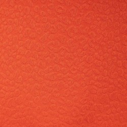 Tissu Jersey Imprimé Léopard Orange