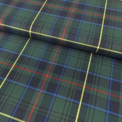 Tissu Tartan Ecossais Vert