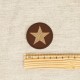Ecusson etoile - Marron