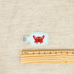 Ecusson baleine/bouteille - Bouteille