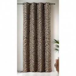 Tissu Jacquard Upcyclé Zulu Taupe