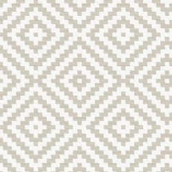 Tissu Jacquard Paille Coloris Lin et blanc 