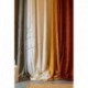 Tissu Velours Chenillé Faro Uni Ocre 