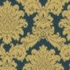 Tissu Jacquard Fronsac Soierie Bleu