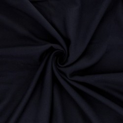 Tissu Gabardine Viscose Uni Marine 