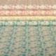 Tissu Coton Imprimé Melania Bleu 