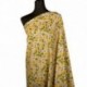 Tissu Coton Imprimé Pluie de Fleurs Jaune 