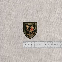 Ecusson style militaire - Wolf