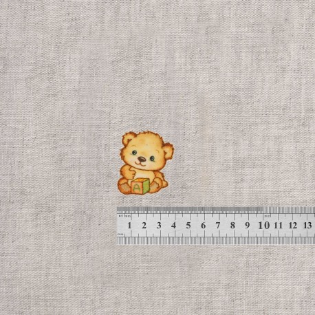 Ecusson petit ours - Cube