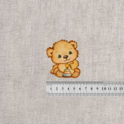Ecusson petit ours gm - Anneaux