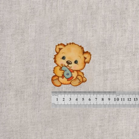 Ecusson petit ours gm - Fusée