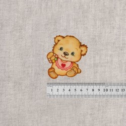 Ecusson petit ours gm - Hochet