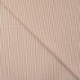 Tissu Poly Coton Seersucker Rayure Caramel 
