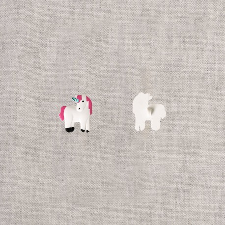 Boutons animaux - Licorne