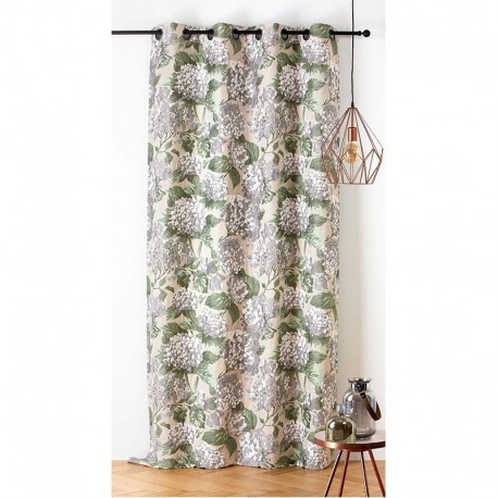 Tissu Jacquard Hortensia Beige