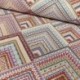 Tissu Jacquard Rise Multico Fond Beige