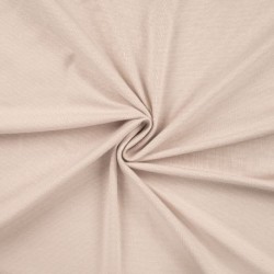 Tissu Jersey Coton Fine Bande Sable