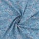 Tissu Popeline Sarah Shelby Bleu