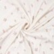 Tissu Eponge Jersey Pico Imprimé Fleurs Poudre