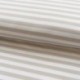 Tissu Sweat Rayures Sable blanc