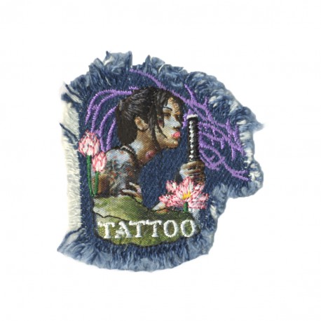 Motifs tribaux jeans