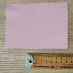 Tissu Polycoton Uni Texturé Rose