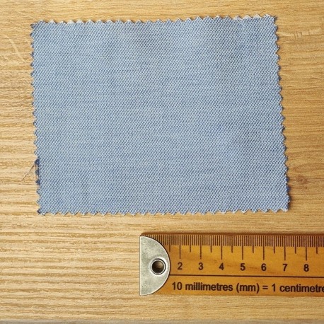 Tissu Polycoton Bleu