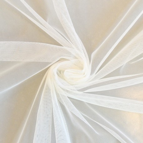 Tissu Mosquito Moustiquaire Ivoire