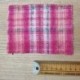 Tissu Lainage Carreaux Rose