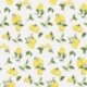 Tissu Enduit Limonada Citrons Jaunes 
