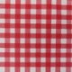 Tissu Travis Enduit Carreaux Rouge