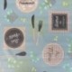 Tissu Toile Cirée Restocampi Bleu
