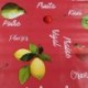 Tissu Toile Ciree Fruiti Rouge 