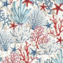 Tissu Toile Loneta Aldabra Corail