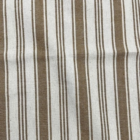 Tissu Eugene Rayures Peanut