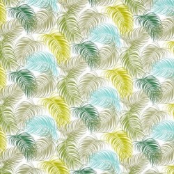 Tissu Enduit Palma Vert