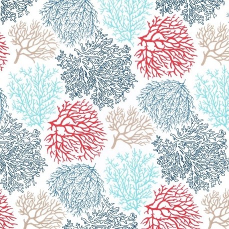 Tissu Enduit Cousteau Marine