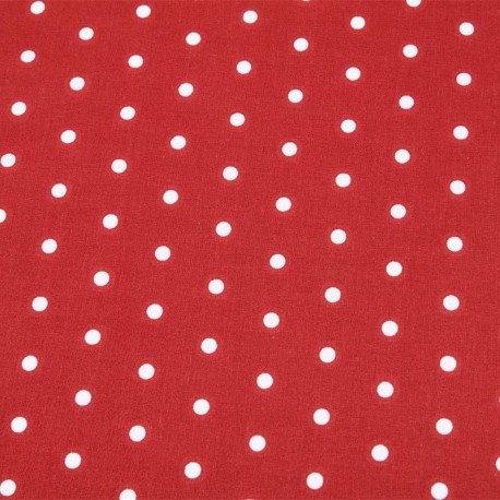 Tissu Enduit Tipois Rouge