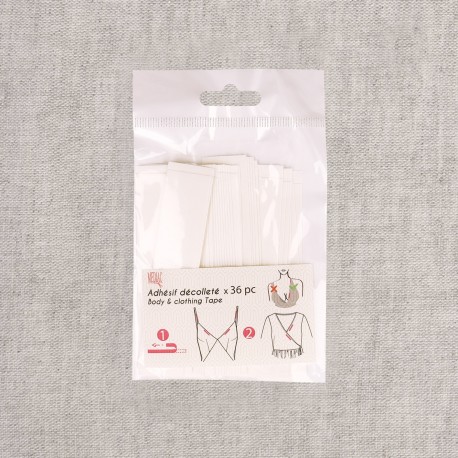 Bandes adhesives pour dec ollete *36 85mm Blanc - 