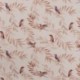 Tissu Jersey de Coton Bio Imprimé Oiseau Camel