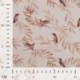Tissu Jersey de Coton Bio Imprimé Oiseau Camel